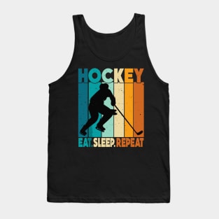 Eat Sleep Ice Hockey Repeat Tank Top